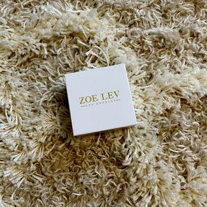 Zoe Lev Los Angeles 14k gold initial necklace